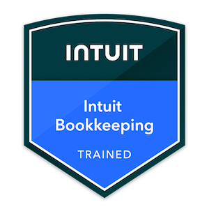 Intuit Certified Bookkeeping Professional badge