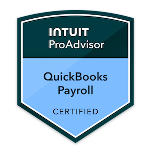 Intuit QuickBooks Online Payroll Certification badge