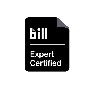 BILL Expert Certified badge