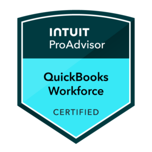 Intuit QuickBooks Workforce Certification badge